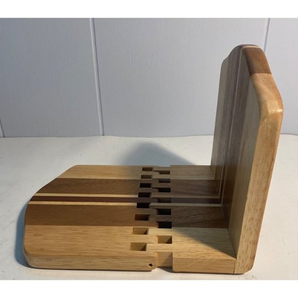 Wood Bendable Folding Adjustable Napkin Holder Beautiful Multi Wood Thailand - Picture 4 of 7